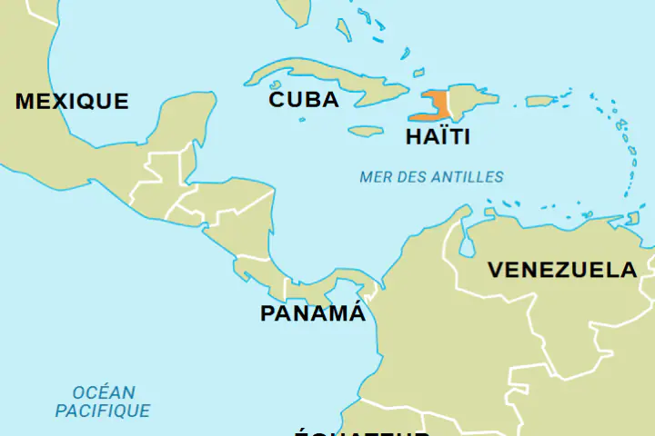 universalis.fr - Carte Haiti
